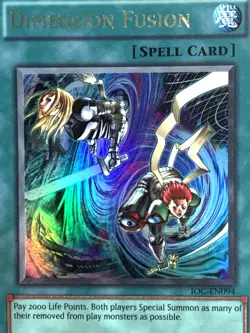 yugioh Dimension Fusion IOC-EN094 unlimited Edition Near Mint - Image 2