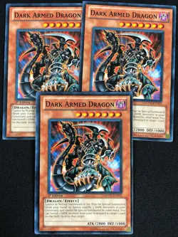 YUGIOH DARK ARMED DRAGON SDDC-EN012 1ST COMMON X3 (NM) - Image 1