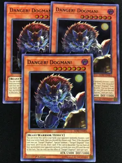 YUGIOH DANGER! DOGMAN! SOFU-EN083 1ST SUPER X3 (NM) - Image 1