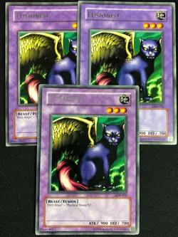 YUGIOH FUSIONIST LOB-022 RARE X3 (NM) - Image 1