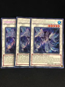 YUGIOH FROZEN FITZGERALD DPCT-EN005 SECRET X3 - Image 1