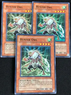YUGIOH HUNTER OWL GX03-EN002 SUPER X3 (NM) - Image 1