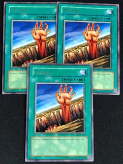YUGIOH FISSURE LOB-057 RARE X3 (NM) - Image 1