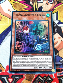 Floowandereeze & Robina bode-en013 1st Edition (VLP) Super Rare Yu-Gi-Oh! - Image 1