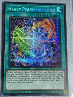 Heavy Polymerization MP24-EN150 Prismatic Secret Rare 1st Edition Yu-Gi-Oh! - Image 1