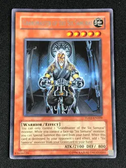 YUGIOH GRANDMASTER OF THE SIX SAMURAI TU01-EN009 RARE (LP) - Image 1
