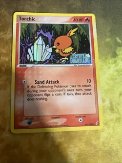 Torchic 66/100 Reverse Holo - EX Crystal Guardians Pokemon Card Stamped - LP - Image 3