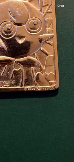 Jigglypuff Pokemon 23K Gold Plated Trading Card 1999 Burger King Limited Edition - Image 2