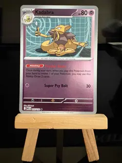 KADABRA - 55/132 Mega Evolution Set NM - Reverse Holo Uncommon Pokemon TCG Card - Image 1