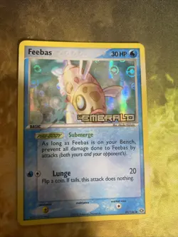 Pokemon Card - Feebas Emerald 49/106 Reverse Holo Stamped - Image 1