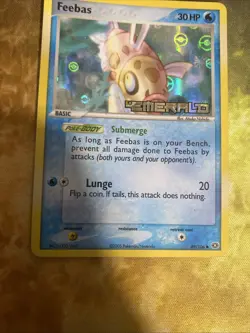 Pokemon Card - Feebas Emerald 49/106 Reverse Holo Stamped - Image 3