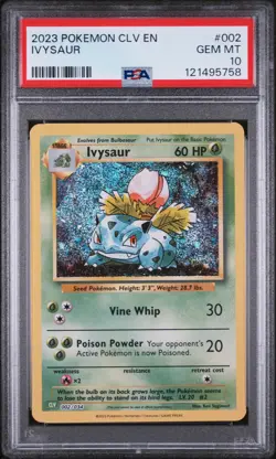 PSA 10 Ivysaur 002/034 CLC Classic Collection Holo Pokemon Card - Gem Mint - Image 1