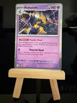 ALAKAZAM - 56/132 Mega Evolution Set NM - Holo Rare - Pokemon TCG Card - Image 1