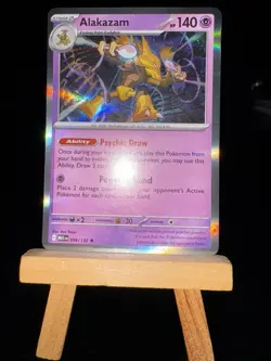 ALAKAZAM - 56/132 Mega Evolution Set NM - Holo Rare - Pokemon TCG Card - Image 4