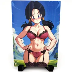 Dragon Ball Z Videl Sexy Hot Anime Waifu Girl Doujin Lewd Goddess Story Art Card - Image 1