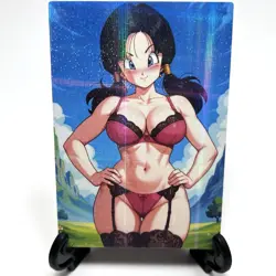 Dragon Ball Z Videl Sexy Hot Anime Waifu Girl Doujin Lewd Goddess Story Art Card - Image 2