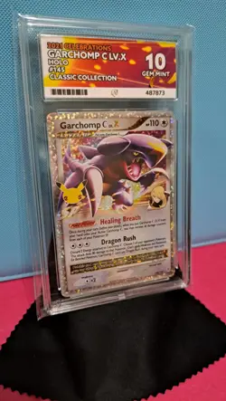 Garchomp C LV.X Holo Rare Card 145/147 Celebrations Ace 10 : Perfect Subgrades - Image 3