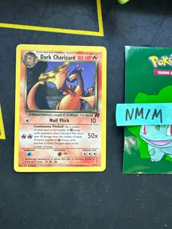 Pokemon Card Dark Charizard Team Rocket Unlimited Non Holo 21/82 298 💎NM💎 - Image 1
