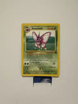 Venomoth 29/64 Non Holo Jungle Set Rare Pokemon Card WOTC LP EXCELLENT - Image 1
