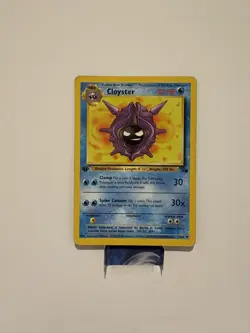 Cloyster 32/62 1st Edition Pokemon Card Fossil Uncommon WOTC MP - Image 1