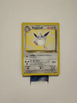 Pokemon TCG Wigglytuff Jungle Card 32/64 Unlimited Rare Non-Holo LP - Image 1
