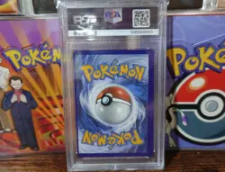 Glaceon VMAX Alt Art 209/203 PSA 9 MC Miscut Error Evolving Skies Pokemon Card - Image 2