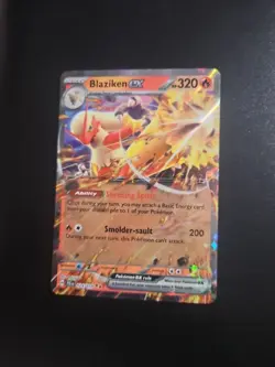 Pokemon TCG Blaziken EX Holo Ultra Rare Card 024/159 Journey Together - Image 1