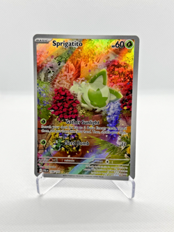 Sprigatito 196/193 Paldea Evolved Illustration Rare Holo Pokemon Card - Image 1