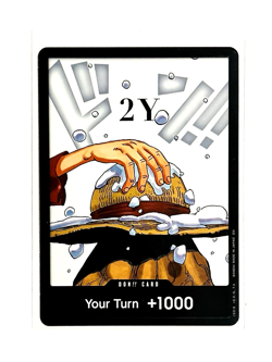 DON!! Card Luffy 2Y DP08 Foil OP12 Double Pack Vol. 8 ONE PIECE TCG EN NM/M - Image 1