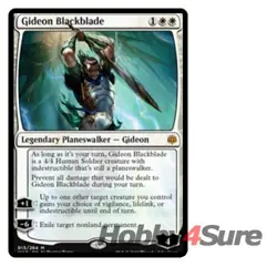 Gideon Blackblade M/NM Magic: The Gathering MTG War Of The Spark - Image 1