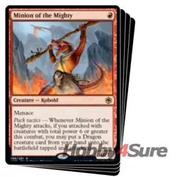 Minion Of The Mighty X4 M/NM Magic MTG Adventures In The Forgotten Realms - Image 1