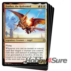 Feather, The Redeemed X4 M/NM Magic: The Gathering MTG War Of The Spark - Image 1