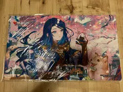 MTG Narset cherry blossoms viewing Playmat FUZICHOCO limited Japan 2025 - Image 1