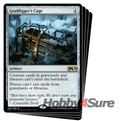 Grafdigger's Cage X4 M/NM Magic: The Gathering MTG Core Set 2020 M20 - Image 1