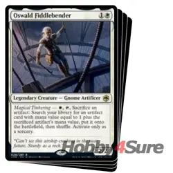 Oswald Fiddlebender X4 M/NM Magic MTG Adventures In The Forgotten Realms - Image 1