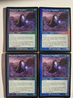 Mausoleum Wanderer Foil Retro Frame 4x playset Rare Innistrad Remastered MTG - Image 2