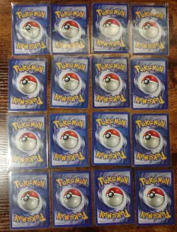 Base Set Complete 16/16 Unl. Charizard 4/102 Pokemon Cards Holo Rare DAMAGED - Image 2