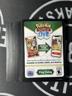 UNUSED POKEMON TCG ONLINE CODE CARDS Sent Via Messages 36 CODES! - Image 1