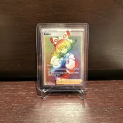 Pokemon TCG Klara 217/198 SWSH06 Chilling Reign Rainbow Rare Holo VLP - Image 1