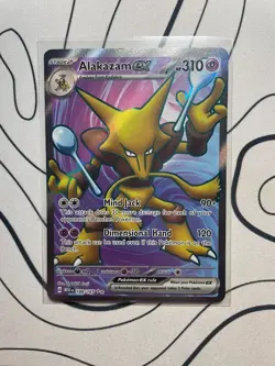Alakazam Pokemon 151 full art #188/165 NM/Near Mint - Image 1