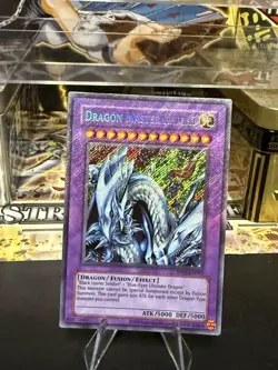 Yugioh NM Dragon Master Knight Foil Bleed RP02-EN097 Secret Rare Retro Pack 2 - Image 1