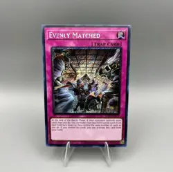 Yugioh TCG Evenly Matched RA01-EN074 Secret Rare 1st Edition NM - Image 1