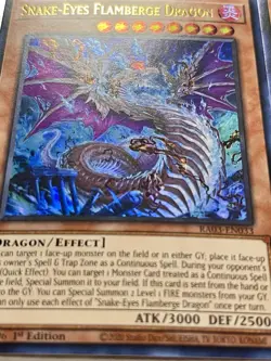 Snake-Eyes Diabellstar + Flamberge + Ash + Oak + Birch + Divine Temple | YuGiOh! - Image 2