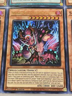 Snake-Eyes Diabellstar + Flamberge + Ash + Oak + Birch + Divine Temple | YuGiOh! - Image 5
