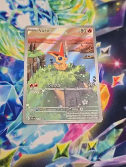 Victini 208 Sv: Scarlet & Violet Promo Cards Holo BS18 Black Bolt White Flare - Image 1