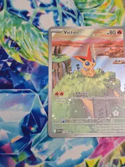 Victini 208 Sv: Scarlet & Violet Promo Cards Holo BS18 Black Bolt White Flare - Image 3