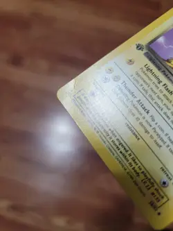 1st Edition Dark Jolteon MP Vintage 38/82 Team Rocket Pokemon Card - Image 2