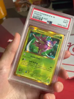 VIRIZION 103/101 Plasma Blast PSA 9 MINT SHINY / SHINING holo Pokemon TCG card - Image 2