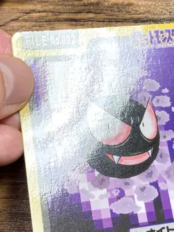 Pokemon Carddass Card Gastly Haunter Gengar Bandai Pocket Monsters 1997 - Image 3