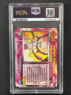 Pokemon Cards PSA 8 Mewtwo Strikes Back Super Pyschic Movie Ed Topps Foil #0 - Image 2